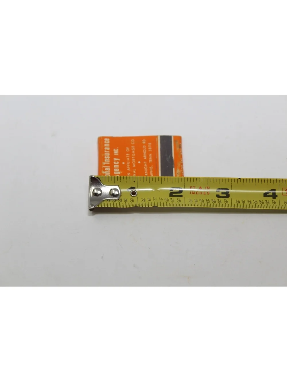 Vintage Matchbook National Insurance Agency Independent Agent Memphis TN 60s 70s